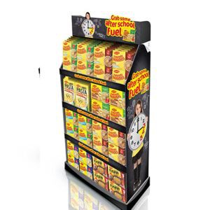 Qog'oz POP tagliklari Snack Displeyni